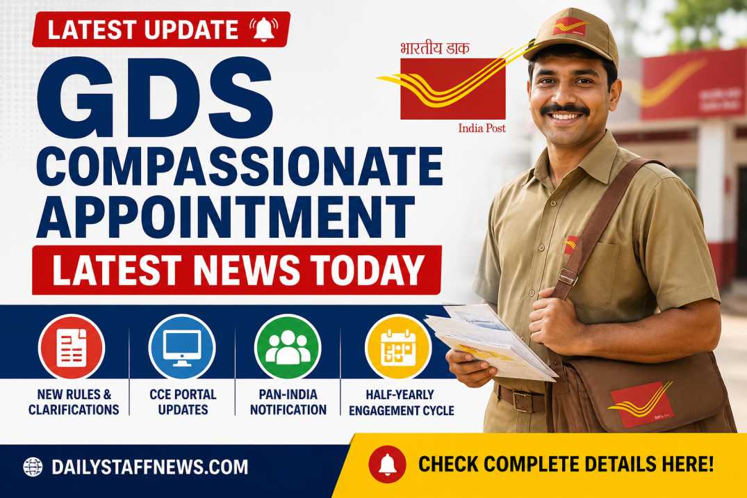 GDS Compassionate Appointment Latest News Today